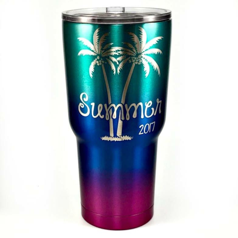 WillowDesignsAl's tweet photo. RT if this Caribbean Ombre insulated tumbler would make YOUR summer better!  No vinyl stickers!

https://t.co/EJzhrurcu9 https://t.co/84ahqm2Ewy