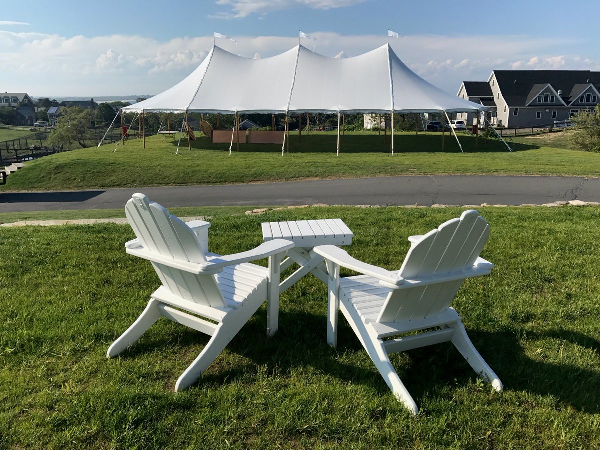 Summertime. Tented events. You relaxing in a lounge chair. Sit back and let Anchor tents do the work! #anchortents #pranzitentandpartyrental
