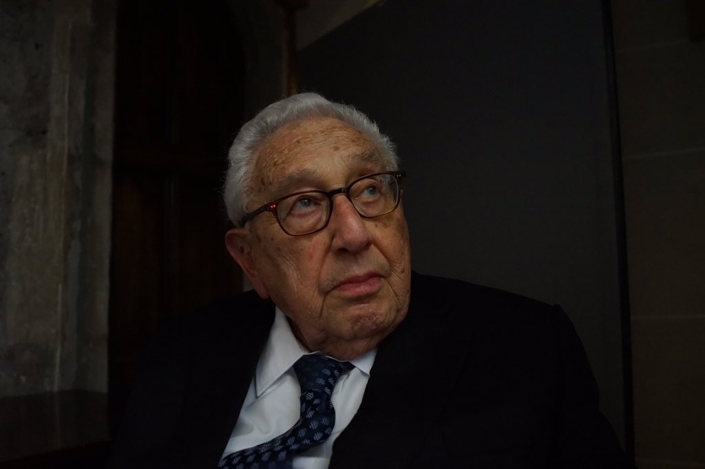 CPSThinkTank's tweet photo. Dr Henry Kissinger's opening address to #MTSecurity17 is now available to watch online 
https://t.co/wUQ3ckNmgh https://t.co/LnR1mB5xvn