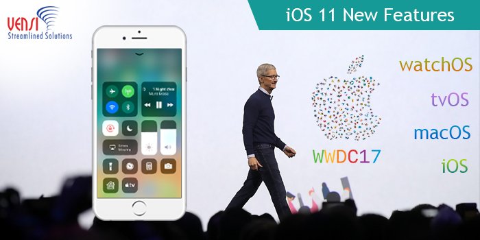 VensiSolutions's tweet image. Apple’s new Operating System Updates &amp;amp; Features in iOS 11 at WWDC 2017. Know more: goo.gl/7z5Xpg
#ios