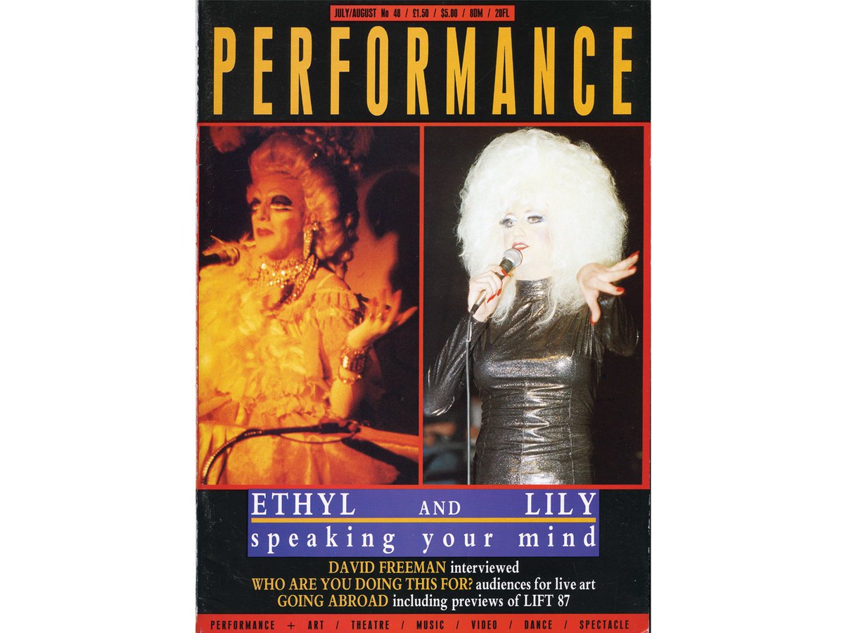 thisisunbound's tweet photo. Buy a #LimitedEdition poster, featuring Ethyl Eichelberger and Lily Savage from #PerformanceMagazine Online https://t.co/XzEzzKefre https://t.co/5ntvQbBZOH