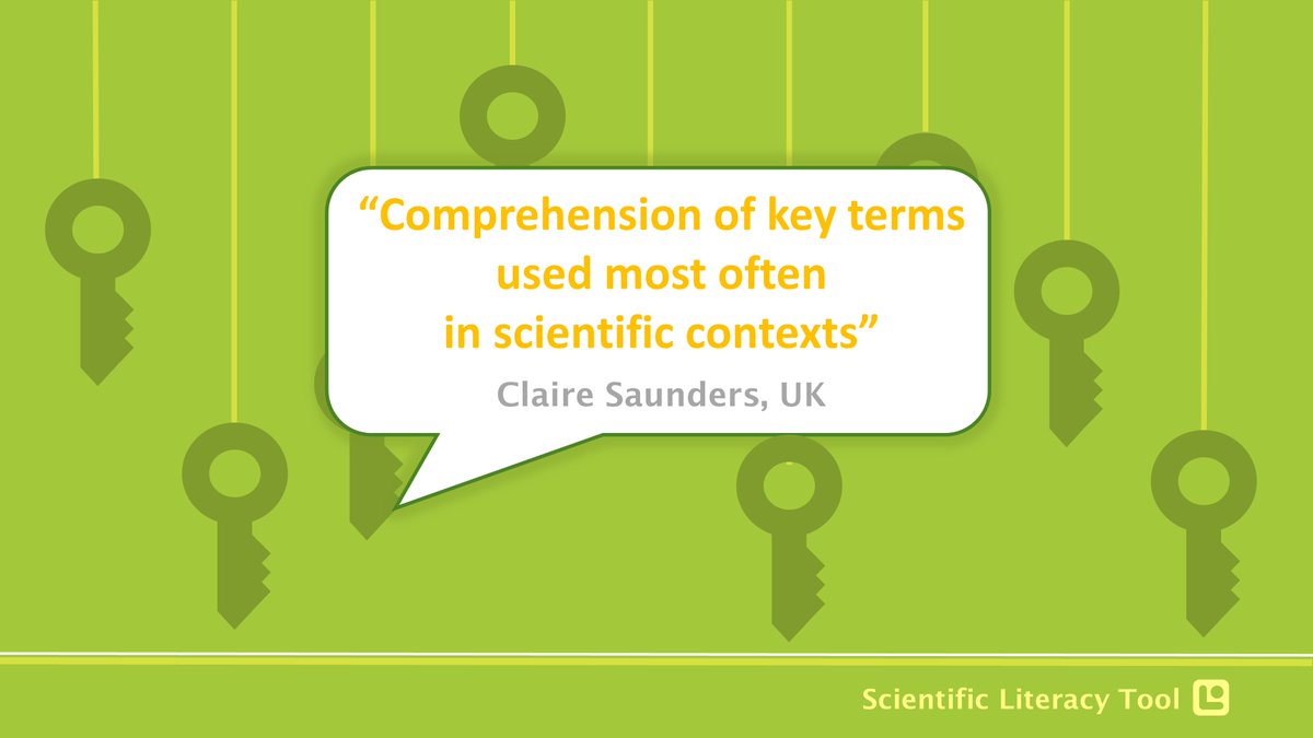 TheLiteracyTool's tweet photo. How would YOU define scientific literacy? #scicomm #scichat https://t.co/MbPuxYkbss