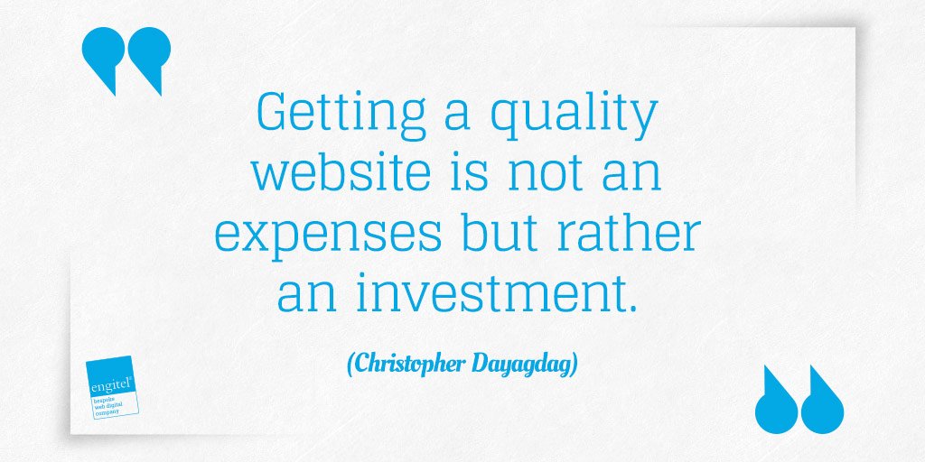 engitel's tweet photo. #Website #WebsiteQuality #IT #SEM #SEO #Google #investment #quote
 #engitel #webagency #webagencylife https://t.co/AWkFVFSu6h