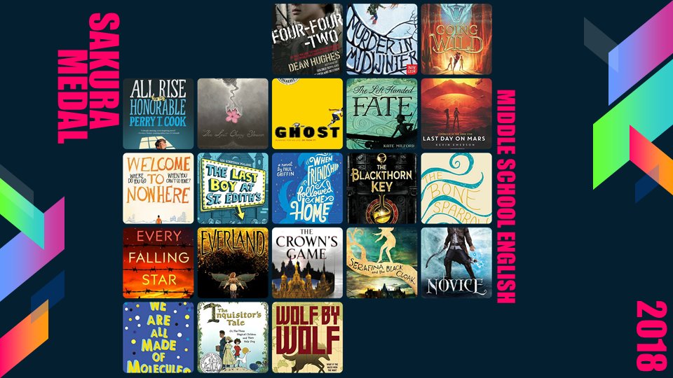 Throughout summer we'll be highlighting some of the 2018 <a href="/sakuramedal/">Sakura Medal</a> books. Starting with the MS list, let's get reading <a href="/BST_Tokyo/">The British School in Tokyo</a> kids!