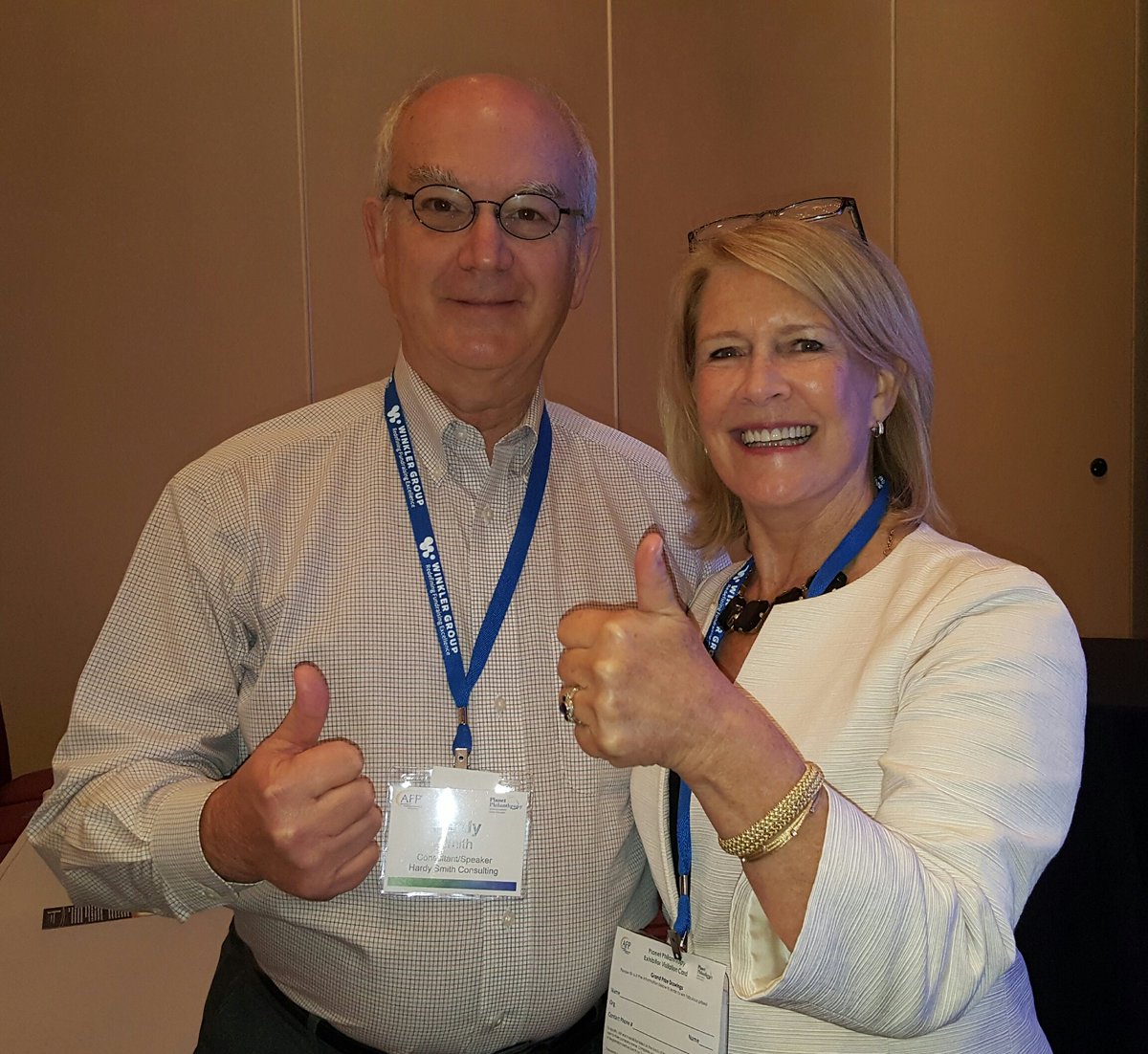 HardySmith1's tweet photo. That @GailPerrync is one firedup fundraiser for sure! She had lots to share at @AFPFL #AFP17PP. https://t.co/LbJO0aYU3n