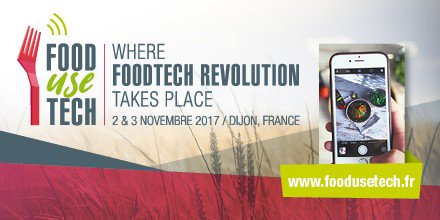 LaFoodTech's tweet photo. [SAVE THE DATE] #FoodUseTech : Where #FoodTech Revolution Takes Place 🌱🚜📲🚀 => 2 &amp; 3 novembre 2017 à #Dijon ! Infos 👉https://t.co/ZwmxSgaKrT https://t.co/xbHwmPRZap