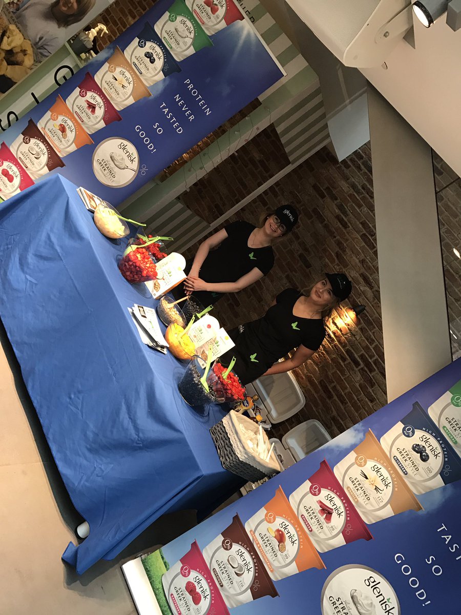 Dessert on <a href="/Glenisk/">Glenisk</a> at Primark HQ today......yum! #HealthWeek