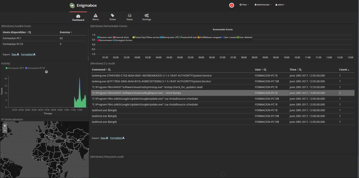 enigmasecteam's tweet image. Our incident response tool #enigmabox with the new dark theme interface, like it if you find it cool.