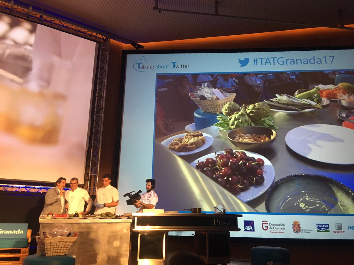 AcimoRest's tweet photo. Y hoy parte del equipo de comunicación en @TATGranada con @sabor_granada #TATsaborGranada #tatgranada #food #chef https://t.co/pdg2hkYfgz