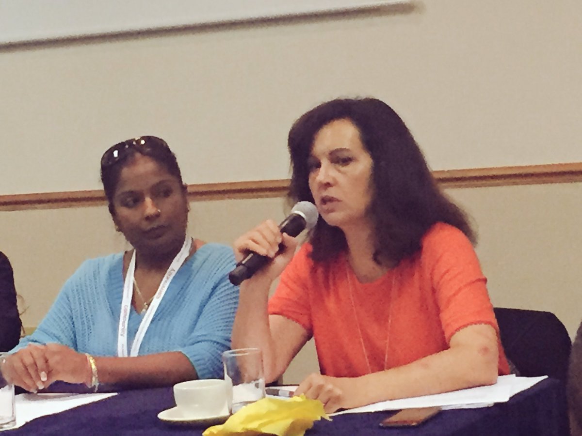 PhilColecomms's tweet photo. .@CarolineFlintMP to press for meeting w/ David Lidington over safety in justice sector after 38% rise in assaults on staff #community17 https://t.co/MUrAQJkFhN