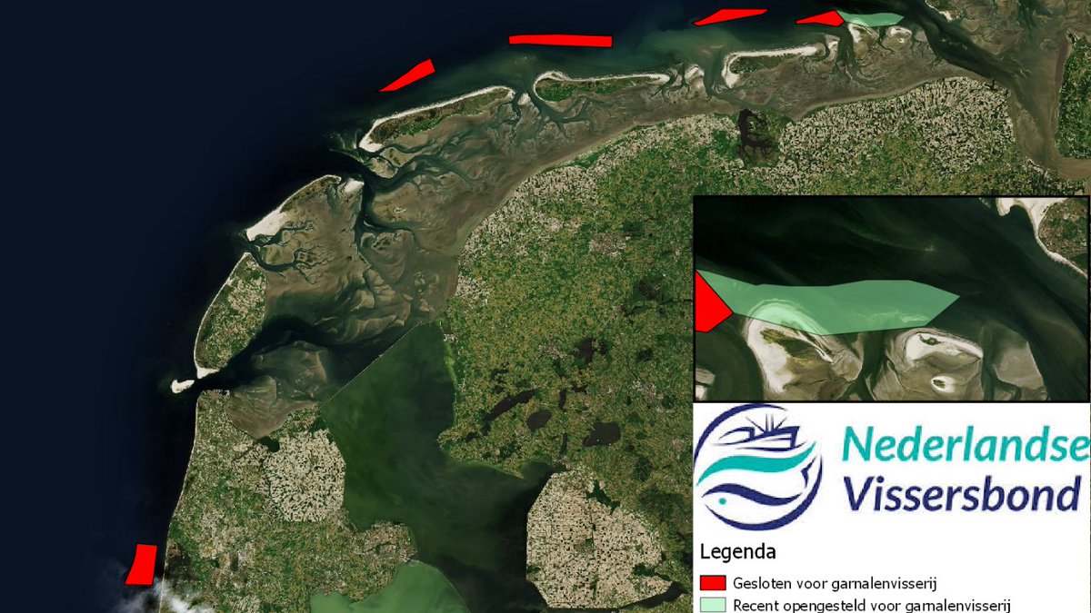 Wijzigingsbesluit Wnb-vergunning garnalenvisserij; oostelijk deel van #VIBEG zone "Rottum I oost" per direct opengesteld