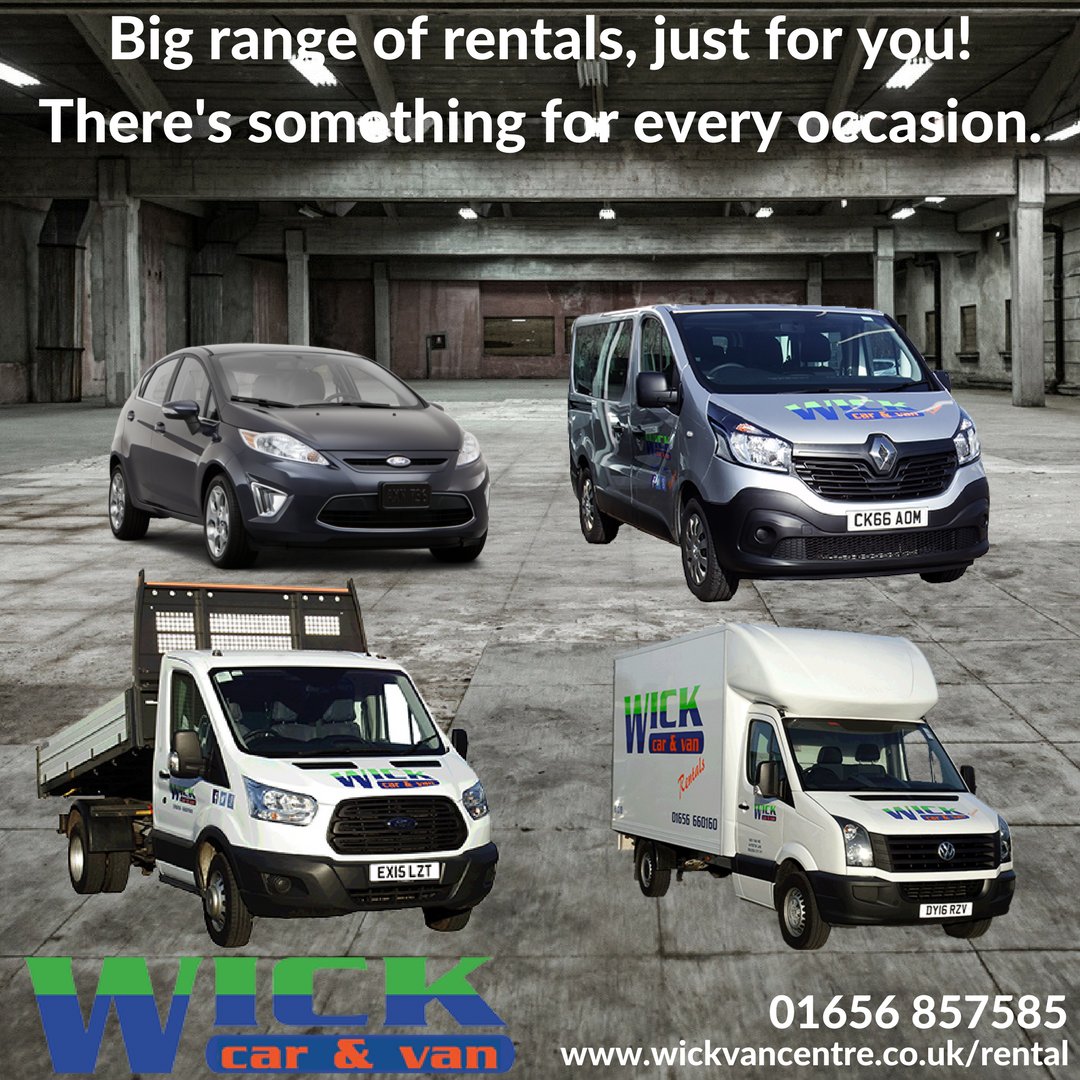 WickVehicleHire's tweet photo. With a range of quality vehicles to rent, we’re sure to have the perfect match for you. Call 01656 857585 today. https://t.co/JsvXk1spiZ https://t.co/axjUrVo93w