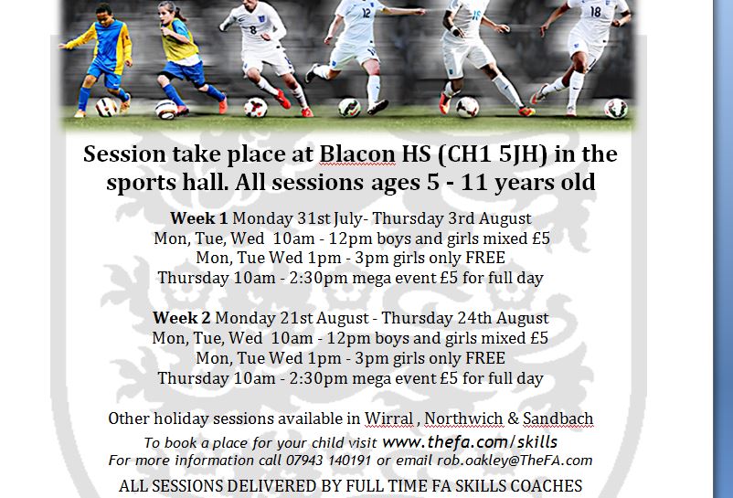 oakleyrob's tweet photo. @KidsDirectChest FA Lidl Skills holiday sessions now available to book. https://t.co/mMHNCMjWvE come join the fun #summer2017 #Football https://t.co/B6X3Mc1Cpo