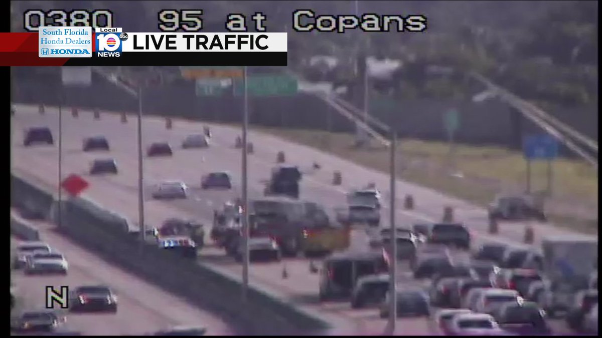 Crash on I-95 NB at Copans Rd #traffic https://t.co/RT93OncIL0