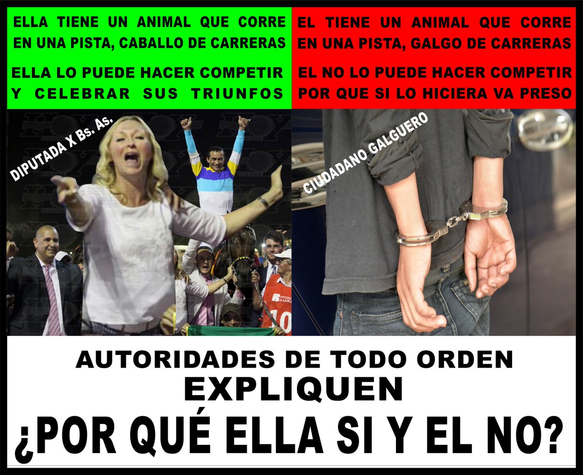 GyoGsoy's tweet photo. POR LA MISMA ACCIÓN DE ANIMALES PREPARADOS A TAL FIN, UNA ACTIVIDAD ES PONDERADA Y LA OTRA CONDENADA, URGE QUE SE VEA CON LA MISMA VARA https://t.co/6KvRyUgLBV