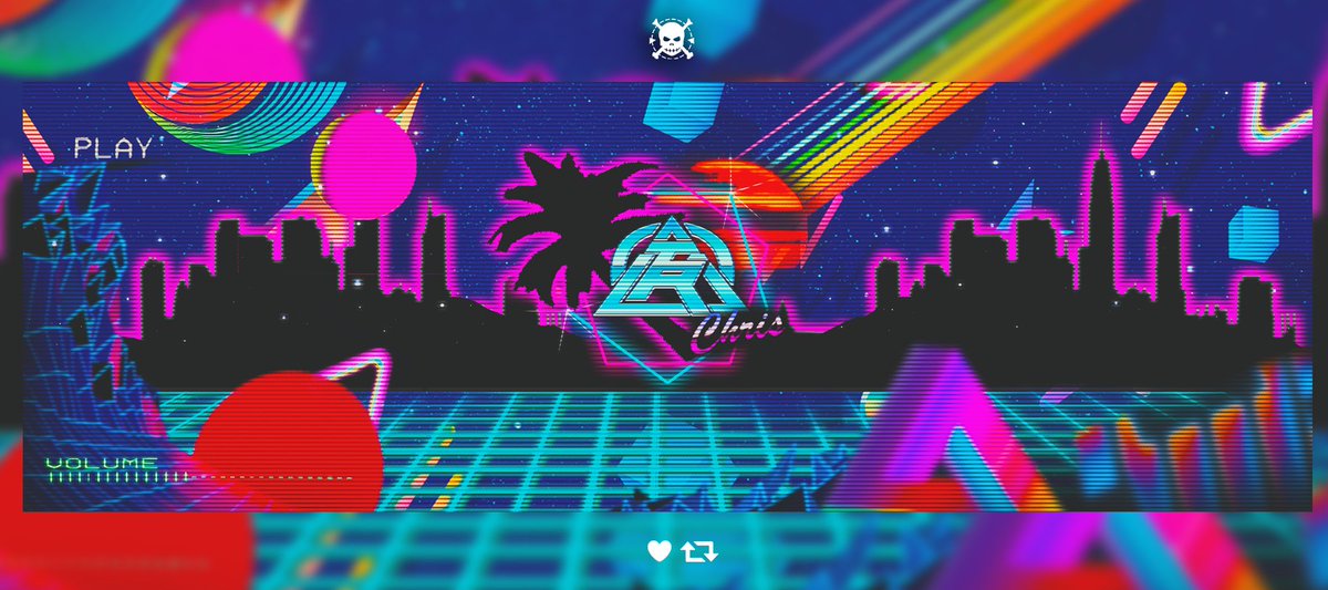 visualkraus's tweet photo. -Header for @Trilogy_Chris- : 80's https://t.co/3MvpurDoQH