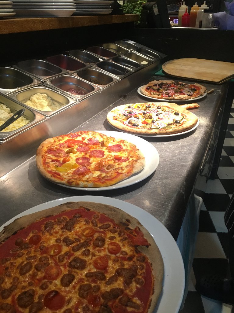 PizzaScuola's tweet photo. The finished product from yet again another successful Pizza Scuola class. 👍🏽 https://t.co/MjWH9nJ2Mb