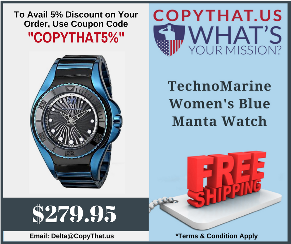 Copy_That_US's tweet photo. #TechnoMarine Women's Blue #MantaWatch – 214005 #WomensWatch #TechnoMarineWatch https://t.co/vchv4dyXfb https://t.co/NOeVduasFw