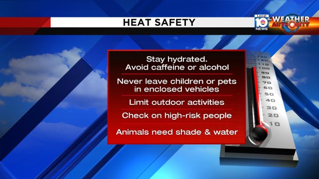 Just a reminder as we are expecting another Hot and Humid day! https://t.co/wlVOCJFBup