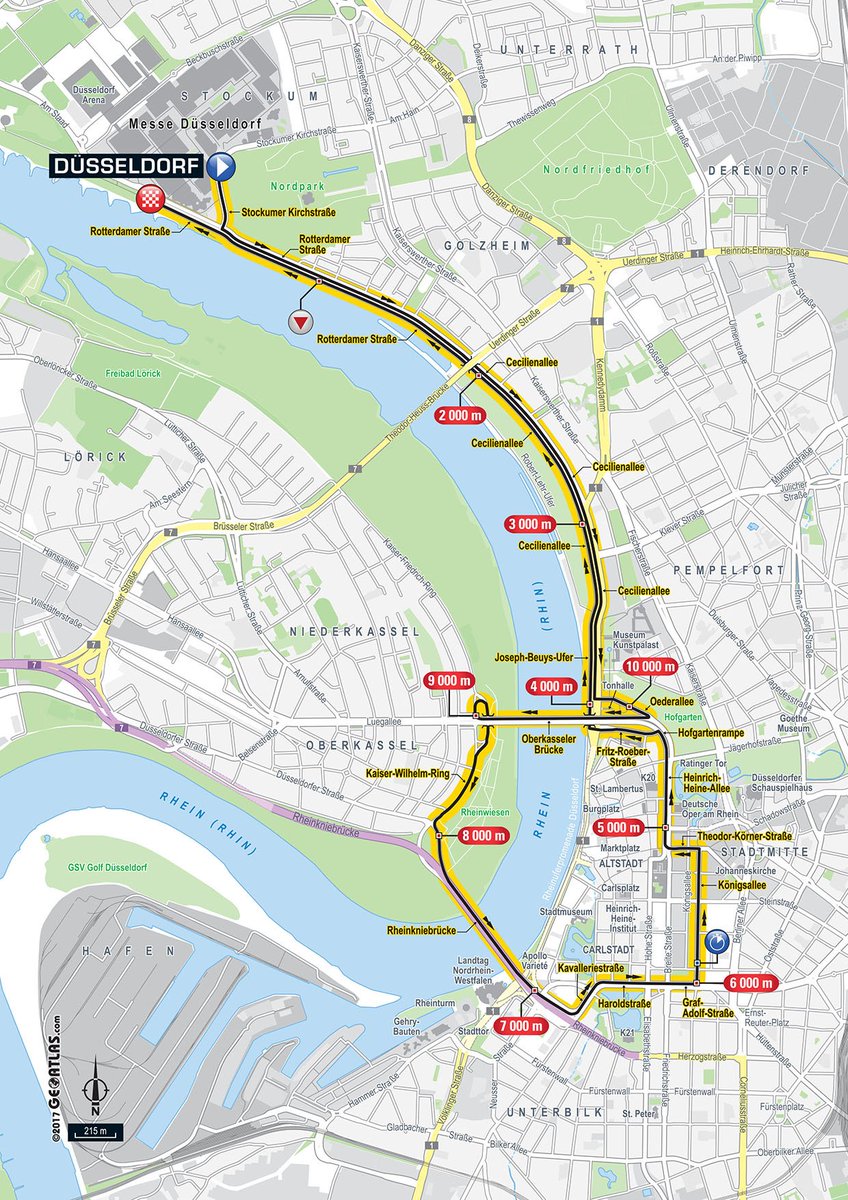 LeTour's tweet image. 🇩🇪 Etape 1 : 🚩Düsseldorf &amp;gt; Düsseldorf 🏁

🚴 14 km
🕒 1er coureur : 15h15
📺 Diffusion TV : France TV 14h50
🕦 Dernier coureur : 18h32

#TDF2017