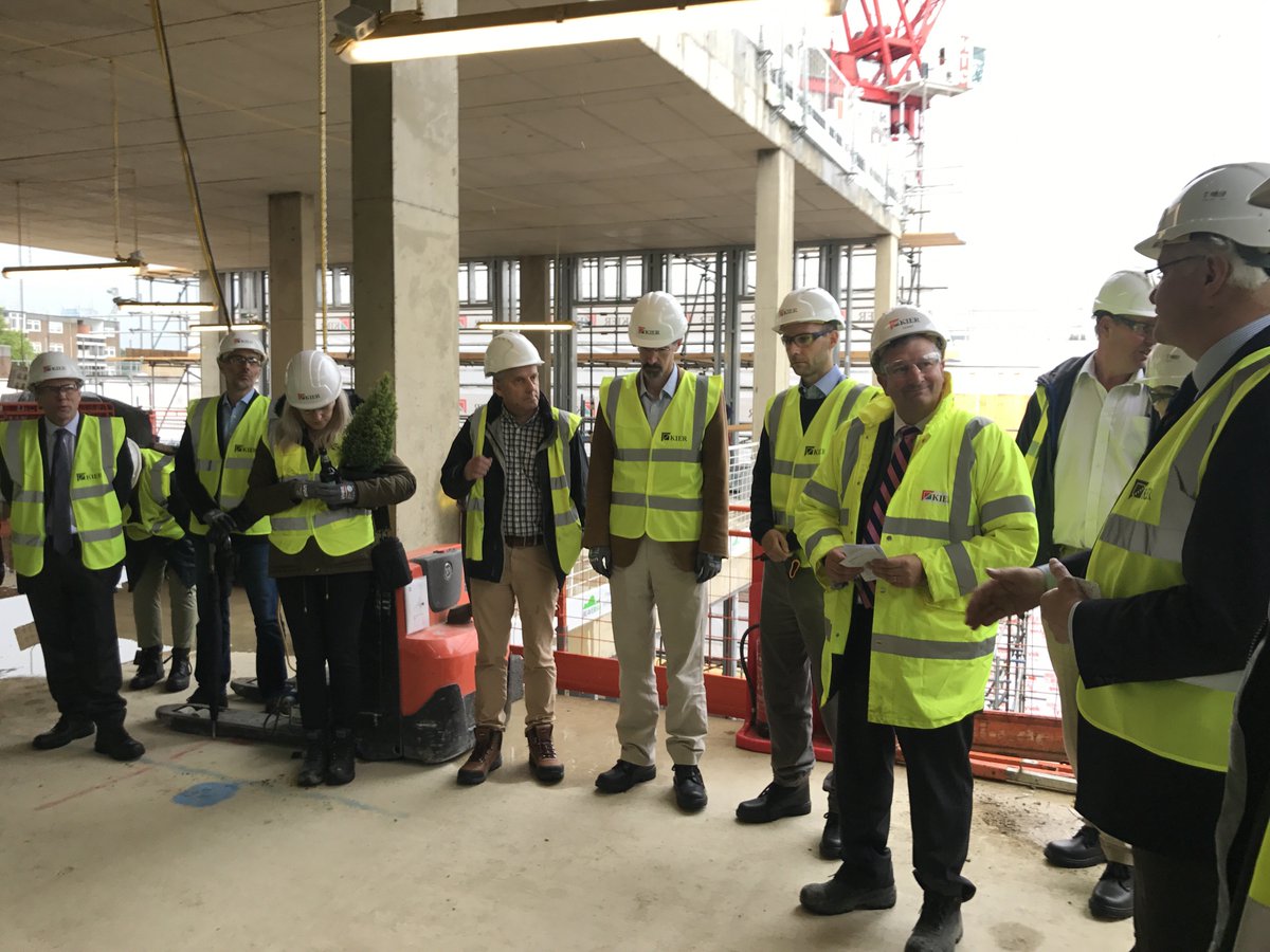 3PM_UK's tweet photo. Topping Out at Chemistry of Health 4 Uni of Cambridge Well done team @kiergroup @RHP_UK @ramboll_uk KJTait @AECOM https://t.co/Yqq7ZEFhZf