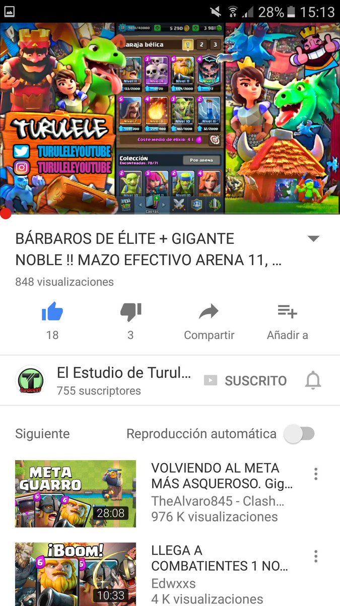 morlock_cr's tweet photo. Jajaj mira que hay videos y directos y el que tenga mas visualizaciones tiene que ser este!! 😂😂
El mejor mazo del mundo @TuruleleYoutube 😂😂! https://t.co/D7MaWdagMJ