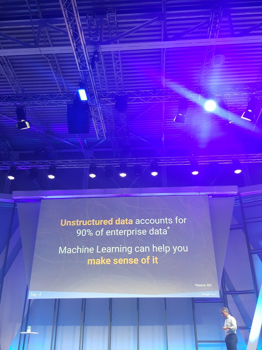 pesdaniele's tweet photo. #googlenext2017 dare un senso ai dati non strutturati con machine learning https://t.co/RKVlk2qH3N