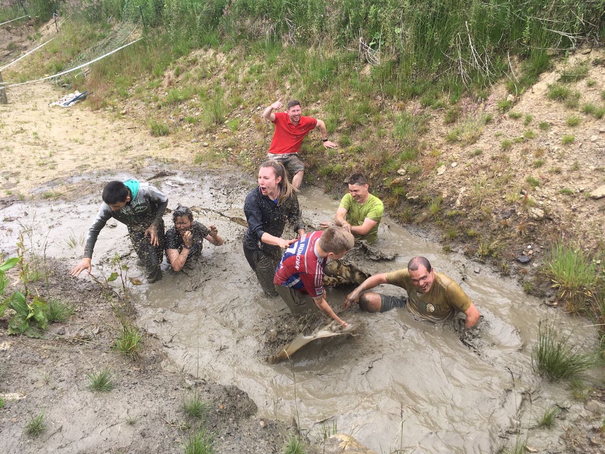 clackscsss's tweet photo. Great day enjoyed by pupils and staff at MacTuff on Monday 💪🏻💪🏻💪🏻 #teamcsss #slipandslide #allthemud #teamworkmakesthedreamwork https://t.co/w0lWz6C2OU