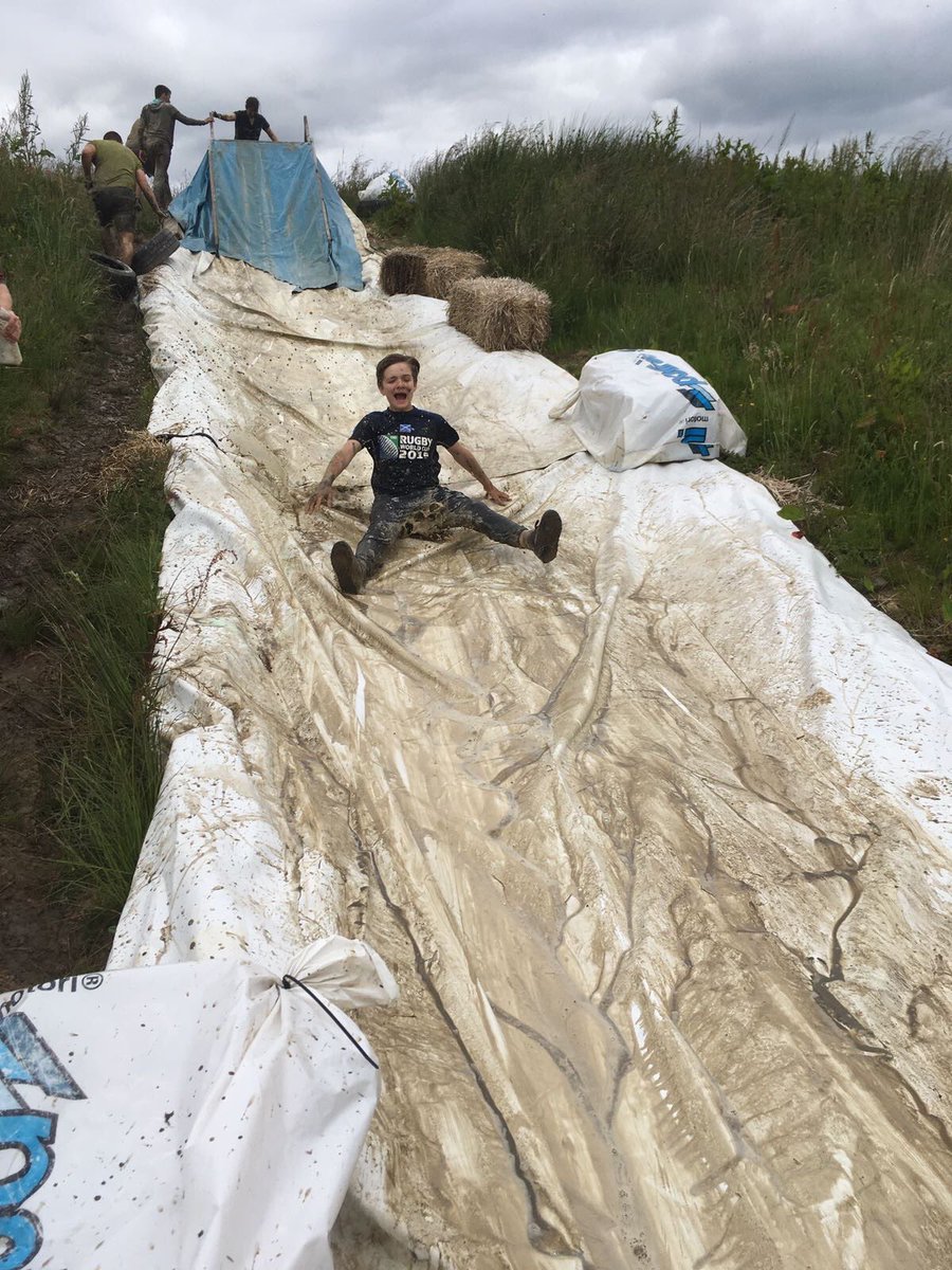 clackscsss's tweet photo. Great day enjoyed by pupils and staff at MacTuff on Monday 💪🏻💪🏻💪🏻 #teamcsss #slipandslide #allthemud #teamworkmakesthedreamwork https://t.co/w0lWz6C2OU