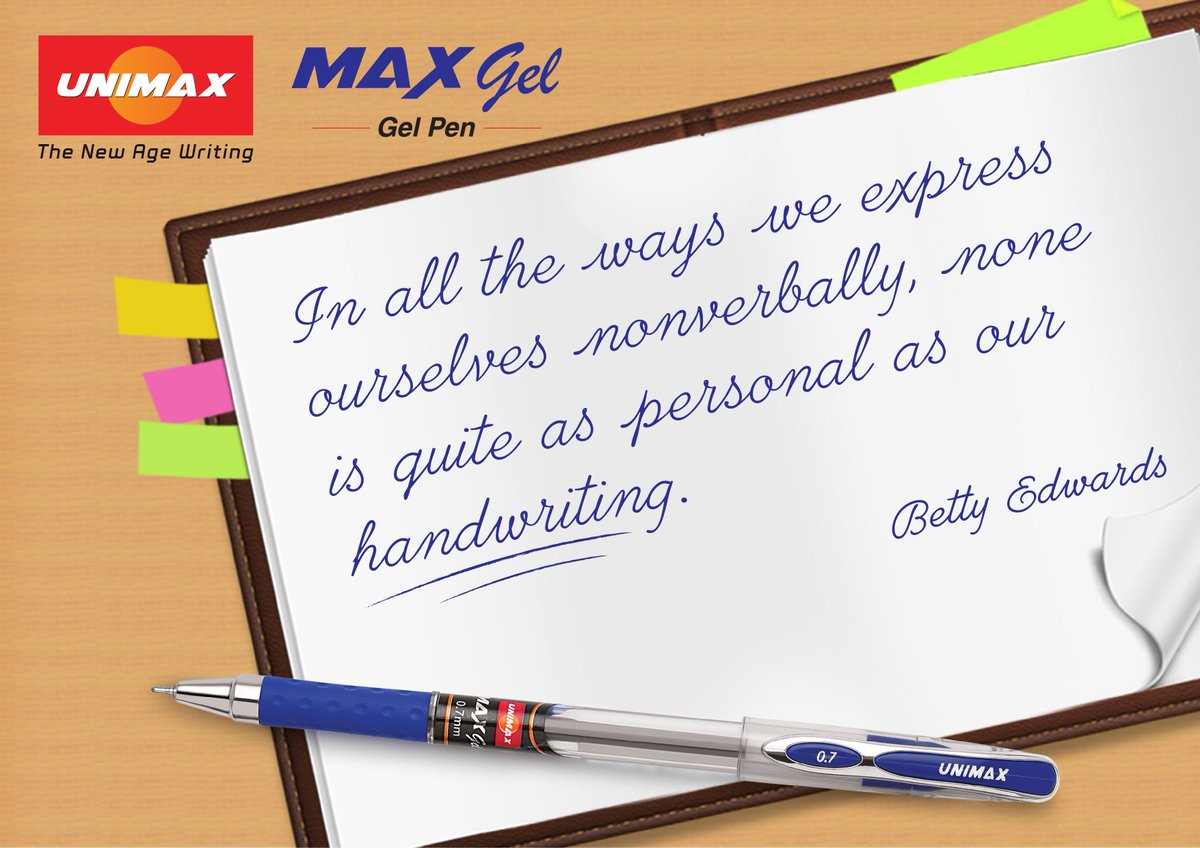 unimaxindia's tweet photo. Start writing and create a long lasting bond !! #Unimax #UnimaxWorld #NewAgeWriting #WednesdayWisdom #Wednesday #StartWriting #MaxGel https://t.co/seqNMH0SWW