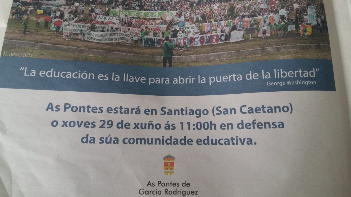 nelvidalbarral's tweet image. Como todo o mundo sabe, úsese a lingua que se use, as citas de George Washington deben facerse sempre en castelán, tal e como el as dicía...