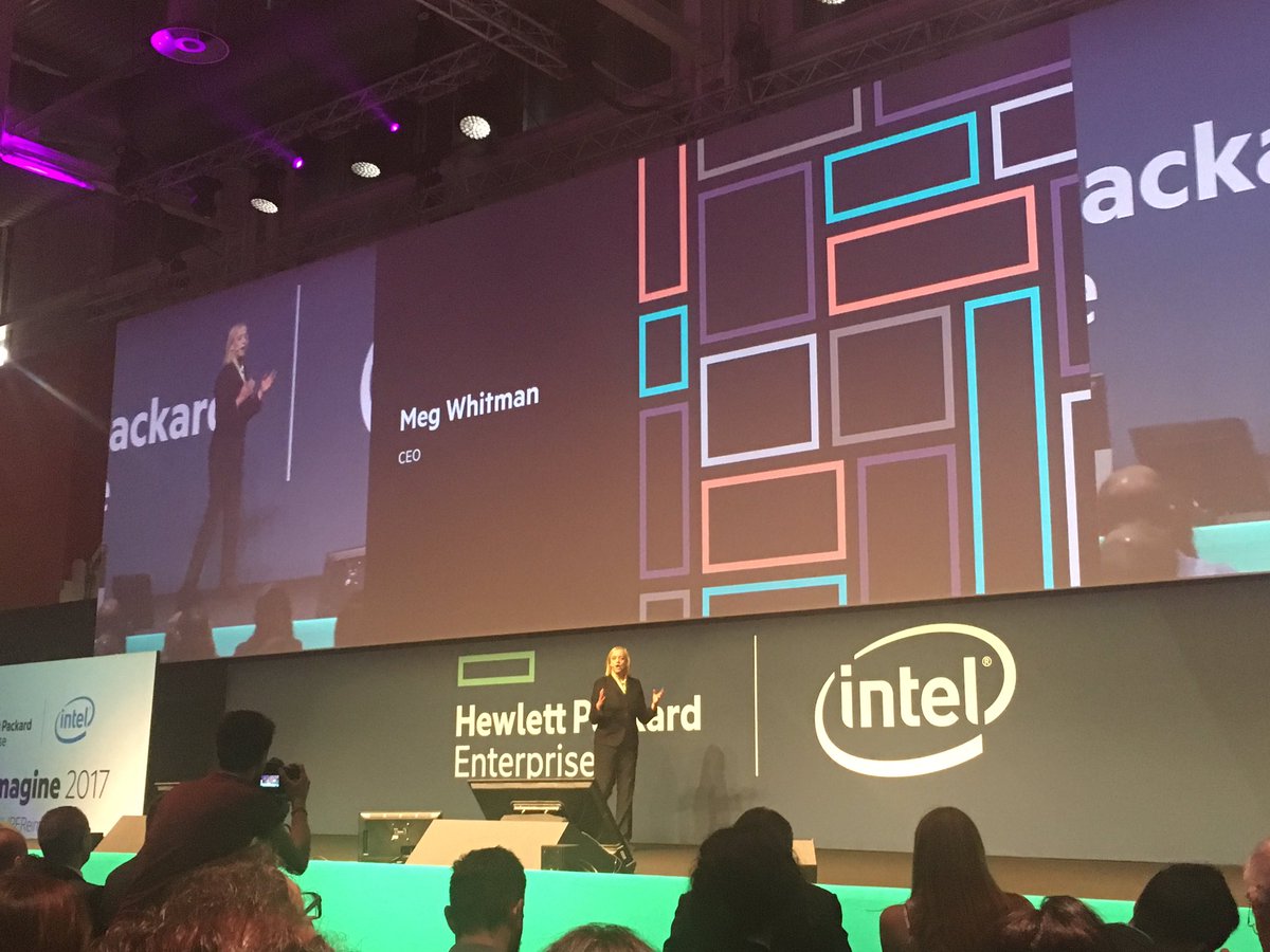 Giorgio_Gennero's tweet photo. Here we are! Meg Whitman speaking at Reimagine 2017 #HPEReimagine https://t.co/61zWPRaaxs