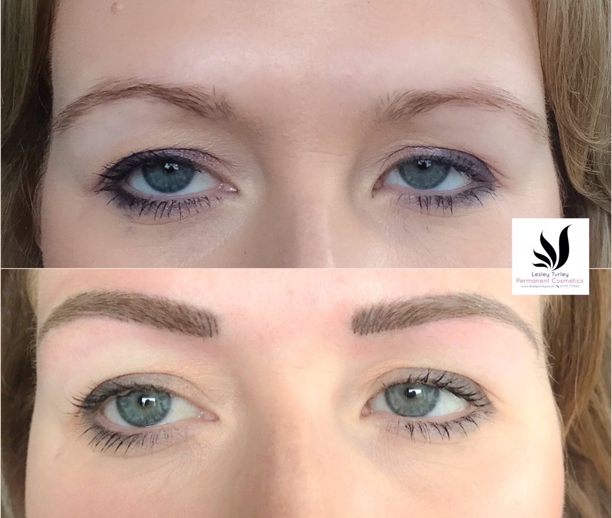 LTCosmetics's tweet photo. Never underestimate the power of the brow! Before and after #PermanentMakeUp done at my clinic in #Huddersfield @ConceptsBeauty https://t.co/n3EEWyxs7E