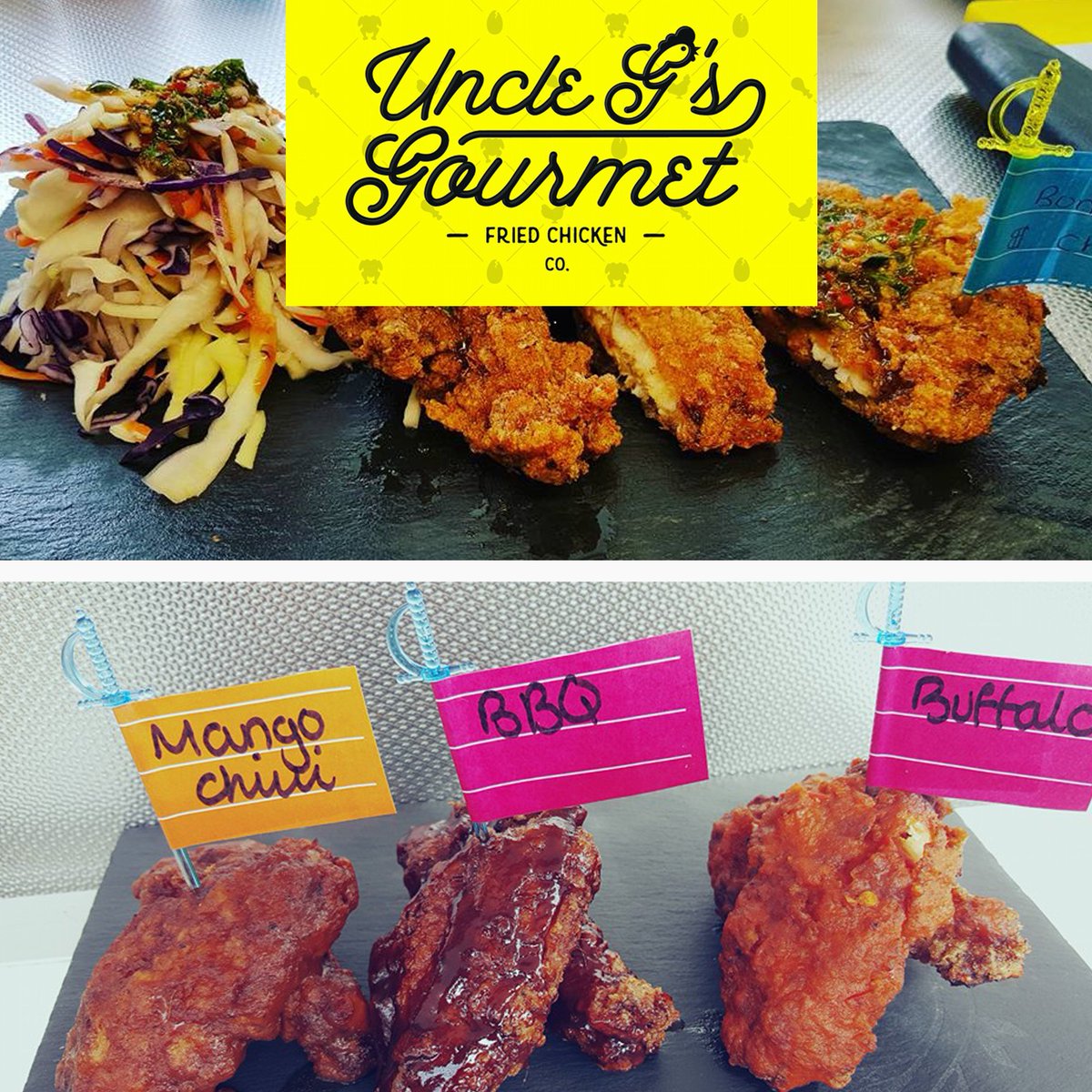 Last minute addition to the line up for this #saturday only! <a href="/Uncle_Gs/">유은혜</a> #glutenfree buttermilk #chicken is coming to #gffoodfestival #camden