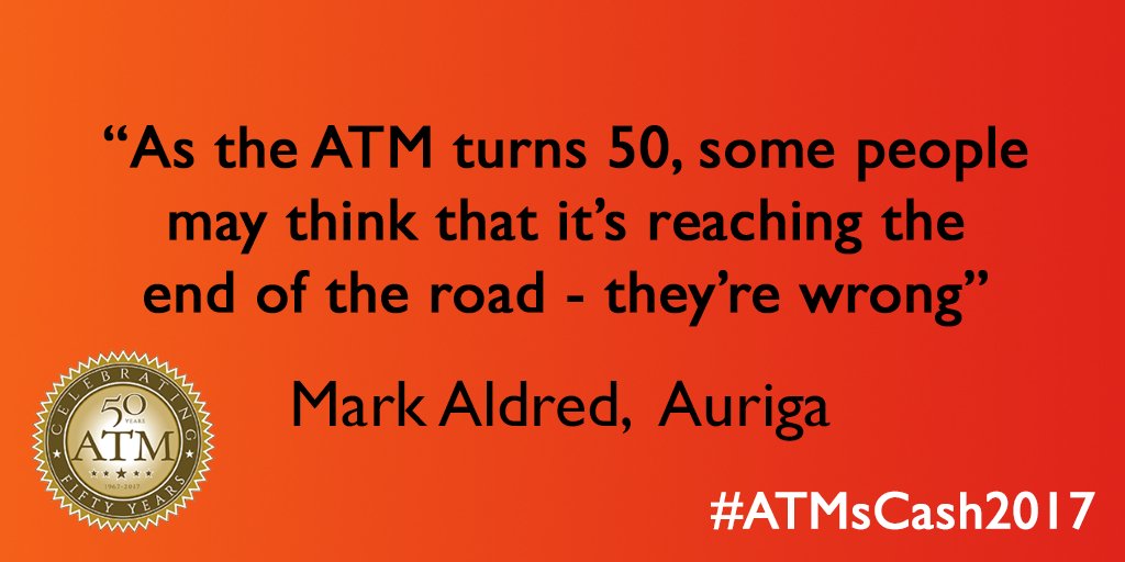 aurigaSW's tweet photo. See our research on the future of the #ATM: https://t.co/sOaNpGuugc @ATMMarketplace #ATM50 https://t.co/1GCXMfMfCu