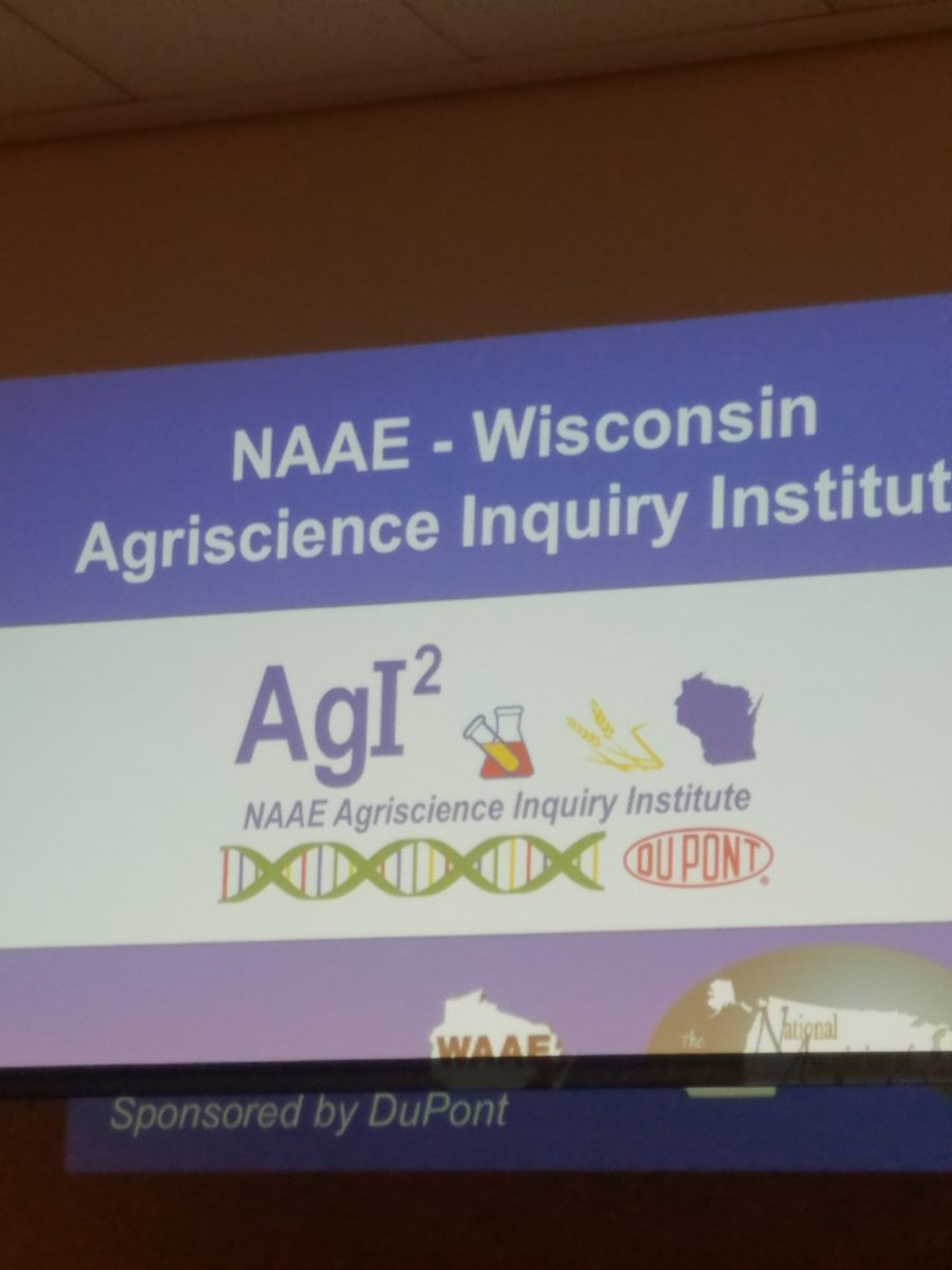 hermannshelly's tweet photo. Ready to start day 3! #AgI2 #WIAGI2 #inquiry @WiAgEd @DuPont_News https://t.co/3MJPV2yIWd