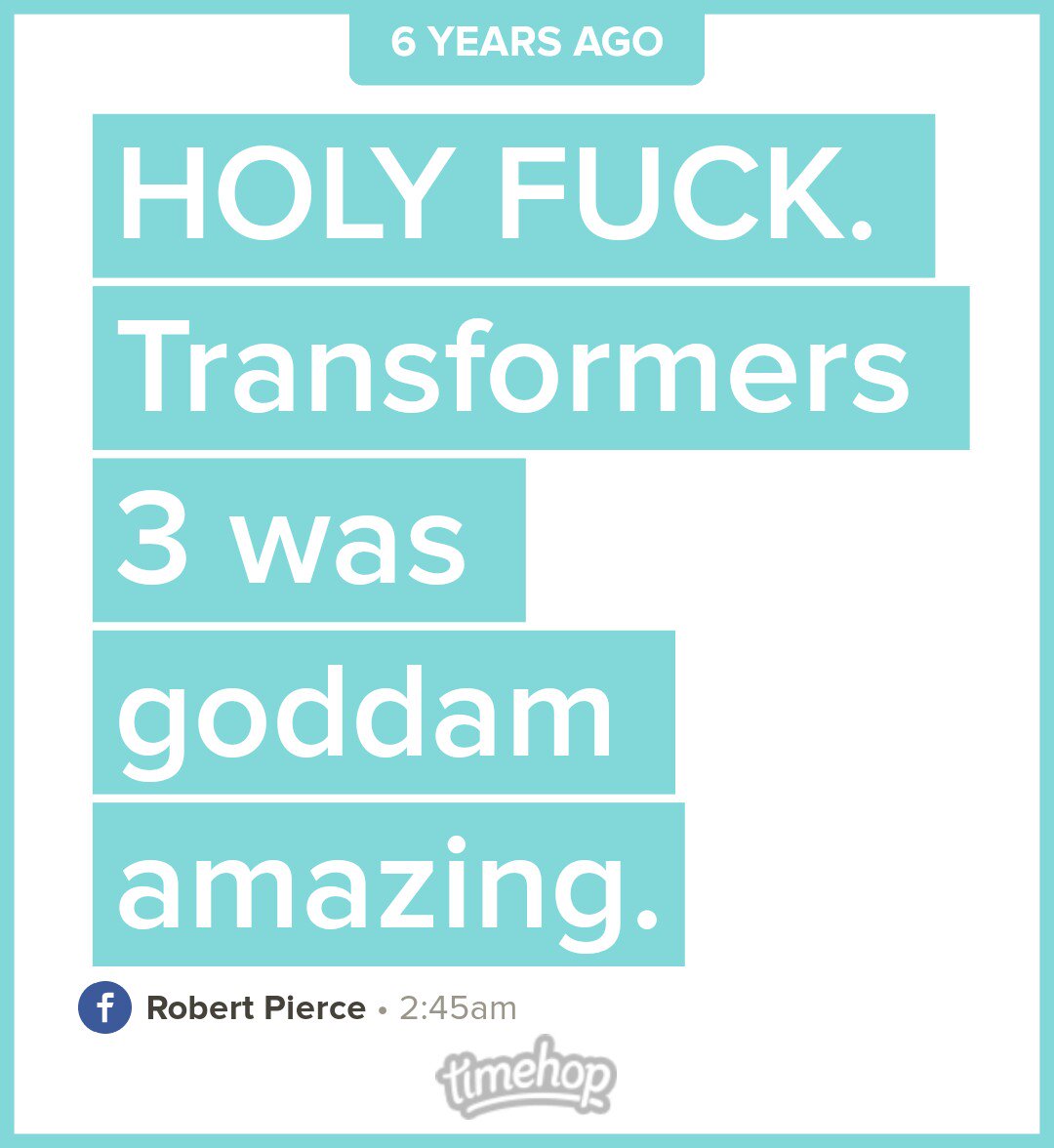 KidoftheThird's tweet photo. Running the full gamut of transformers emotions on time hop this week. #Transfourmers #Transthreemers https://t.co/ILF79NwaVf