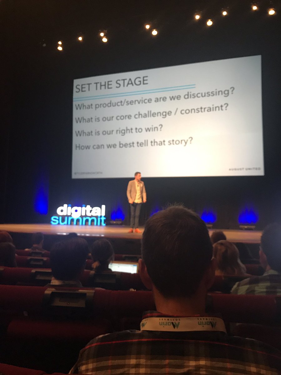 ESKIvert's tweet photo. @TylerFarnsworth making me almost spit out my coffee at some of his marketing examples! #resistboringmarketing #dsden https://t.co/IWooIbEaik
