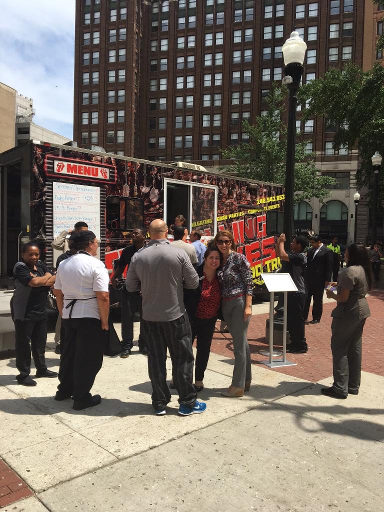 We're thanking our amazing team with a private Food Truck Lunch from Rolling Stoves!