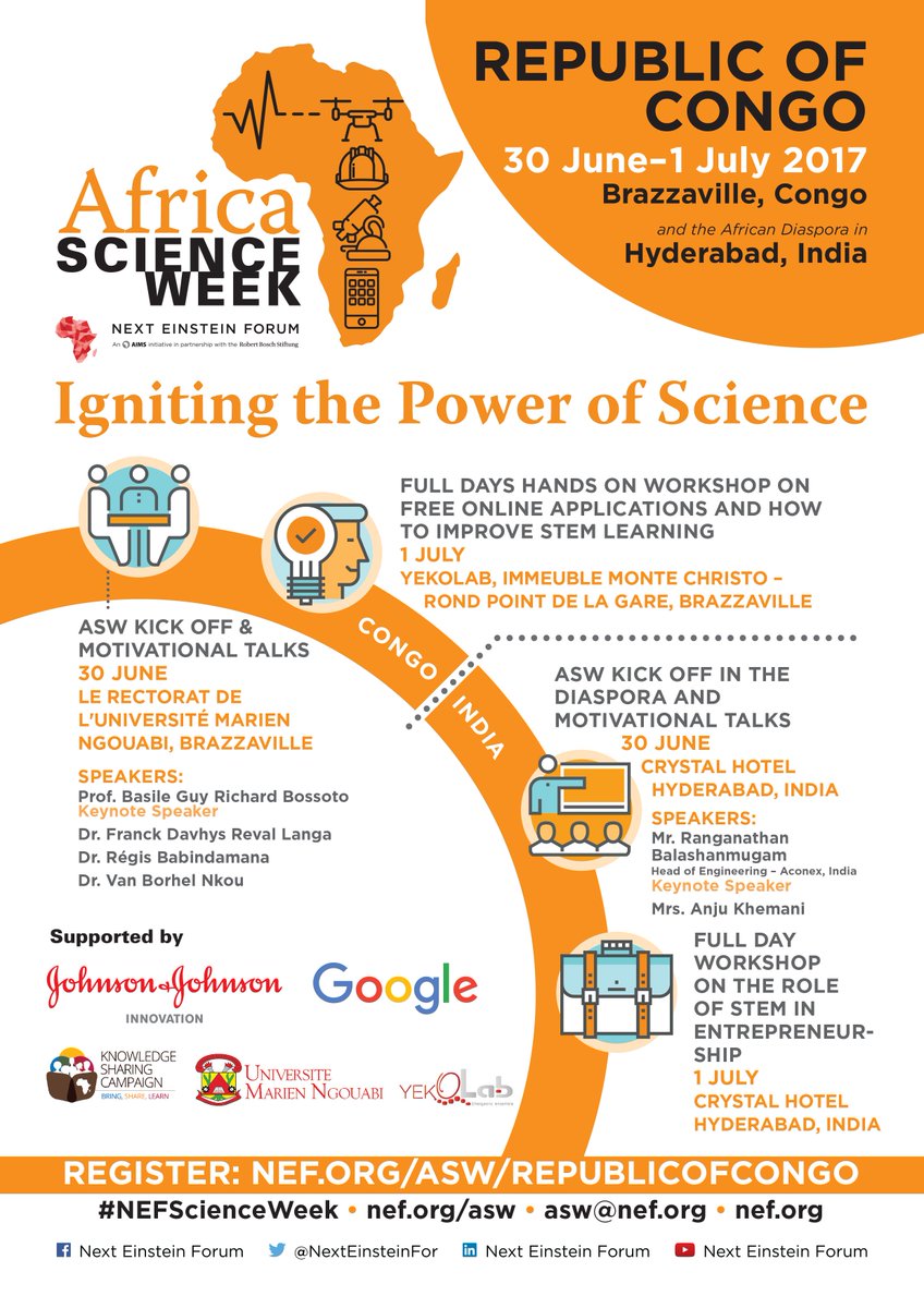 CharlesKimpolo's tweet photo. #NEFScienceWeek gives young Africans great opportunities to unite through STEM @AIMS_Next @NextEinsteinFor @BringShareLearn @arun_ipc https://t.co/xOXfqujmE0
