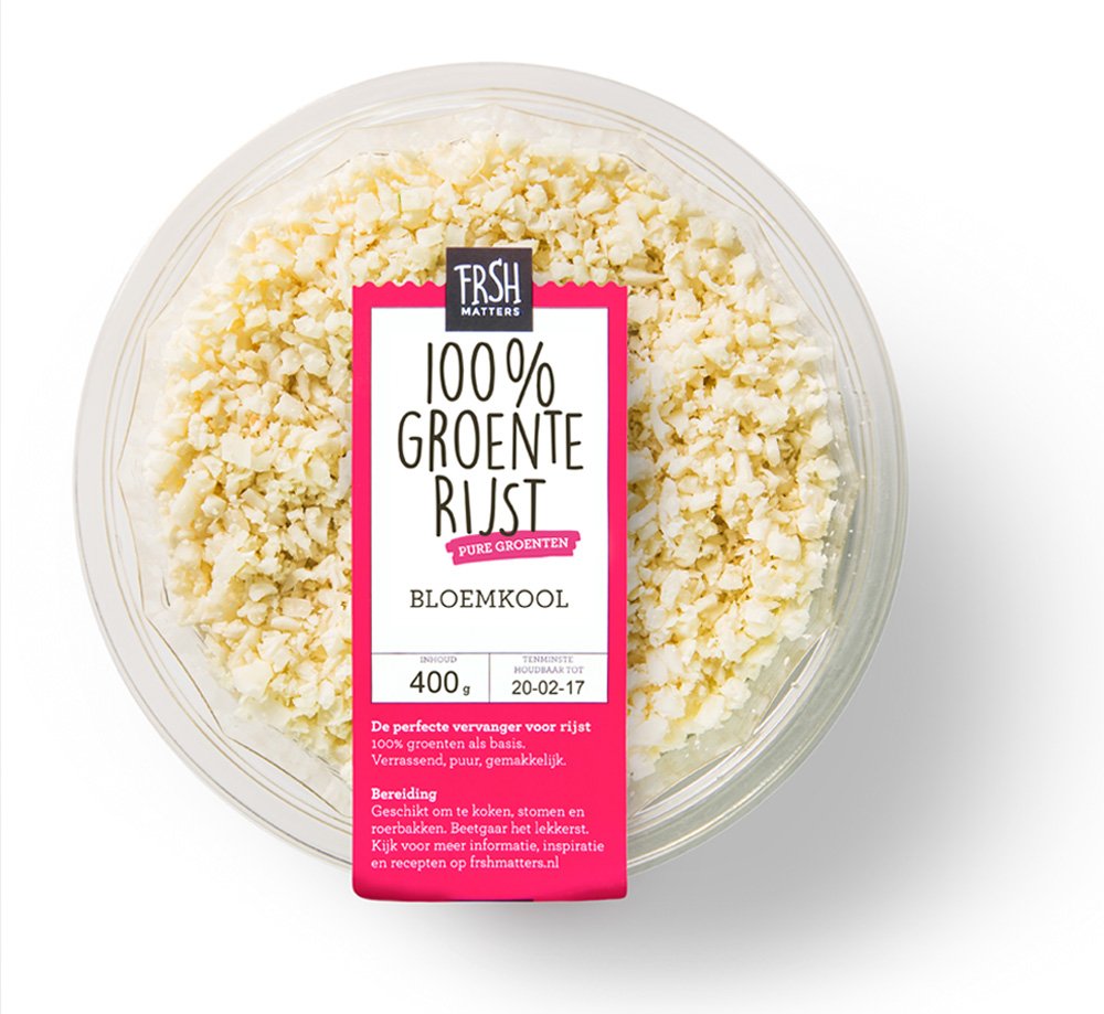 Nieuw: 100% #groenterijst van FRSH Matters! De perfecte vervanger voor rijst. Nu verkrijgbaar in 2 varianten: bit.ly/2lBT2QN