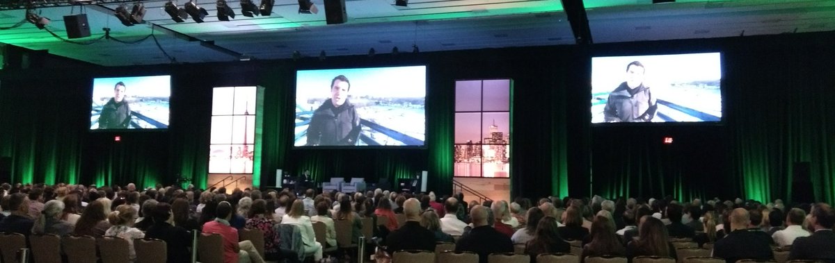 Oh Canada! The room is filled with laughter at the <a href="/rickmercer/">Rick Mercer</a> keynote at #SageSummit #Toronto. <a href="/SageNAmerica/">Sage North America</a>