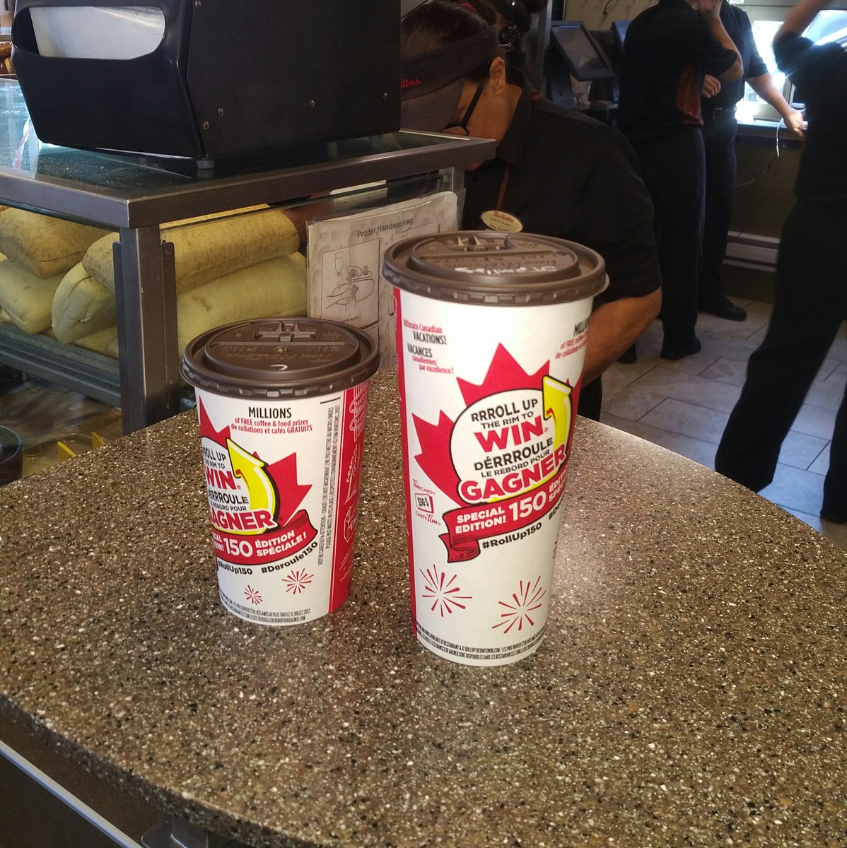 JohnConnors99's tweet photo. I'm way too excited to find out about @TimHortons #Canada150 RRROLL Up the Rim to WIN! https://t.co/50ULduBvg9