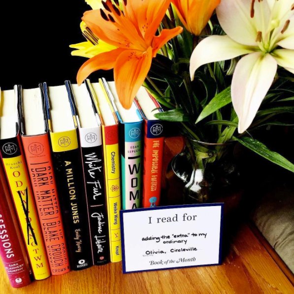 bookofthemonth's tweet photo. "#IReadFor adding the "extra" to my ordinary." - #botmmember https://t.co/4CjTsppFBa