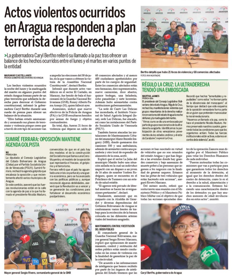 CarylBertho's tweet image. El amor a nuestra PATRIA no se demuestra con violencia. Por eso el llamado de l@s revolucionari@s es y  seguirá siendo a La PAZ!