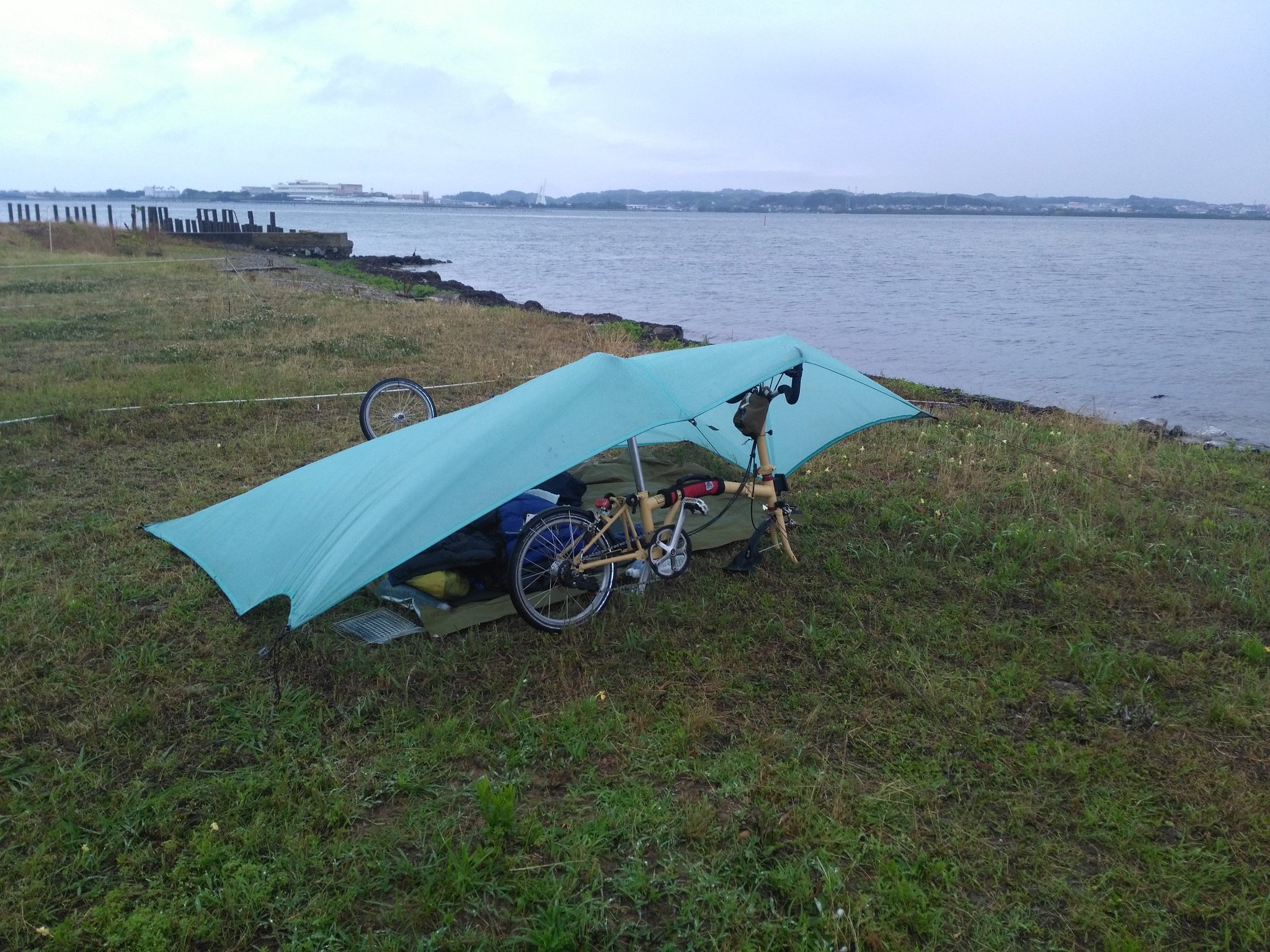 自転車 タープ