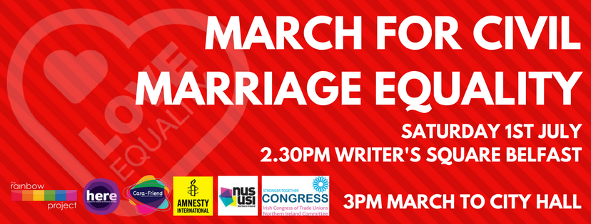 Love_EqualityNI's tweet photo. We need stewards &amp; volunteers for the march on Saturday. If you would like to help out please contact Stephen@Rainbow-Project.org https://t.co/BfFOkKhmdt