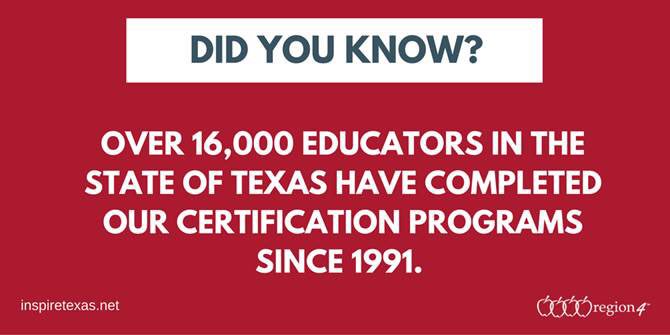 We develop Texas educators! #TeacherCertification #CounselorCertification #PrincipalCertification #SuperintendentCertification