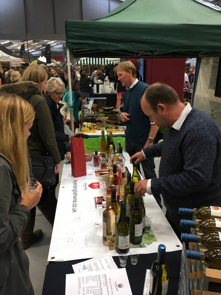Lots to taste on <a href="/Humbleyard/">HumbleyardVineyard</a> stand for <a href="/norfolkshow/">Royal Norfolk Show</a>.