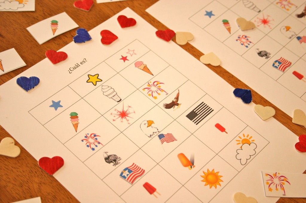 SpanishPlaygrd's tweet photo. Printable game with July 4 vocab. Describe pictures, use for Memory, or use grid as game board. https://t.co/BkChXN7EQR #langchat #earlychat https://t.co/OUCEtDoeop